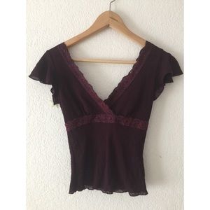 🎉5/$25 Forever21 Surplice Blouse